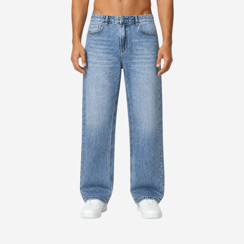 Jeans Denim Fondo Largo