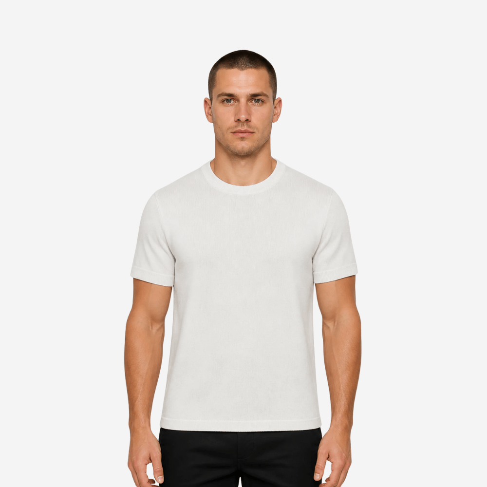 T-Shirt in Filo di Scozia