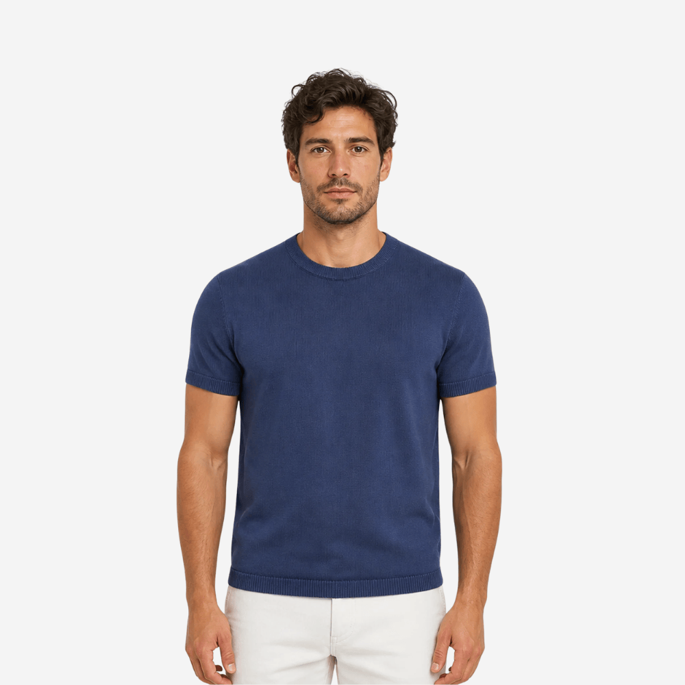 T-Shirt in Filo di Scozia