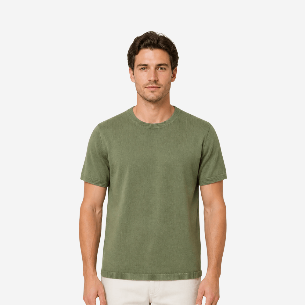 T-Shirt in Filo di Scozia