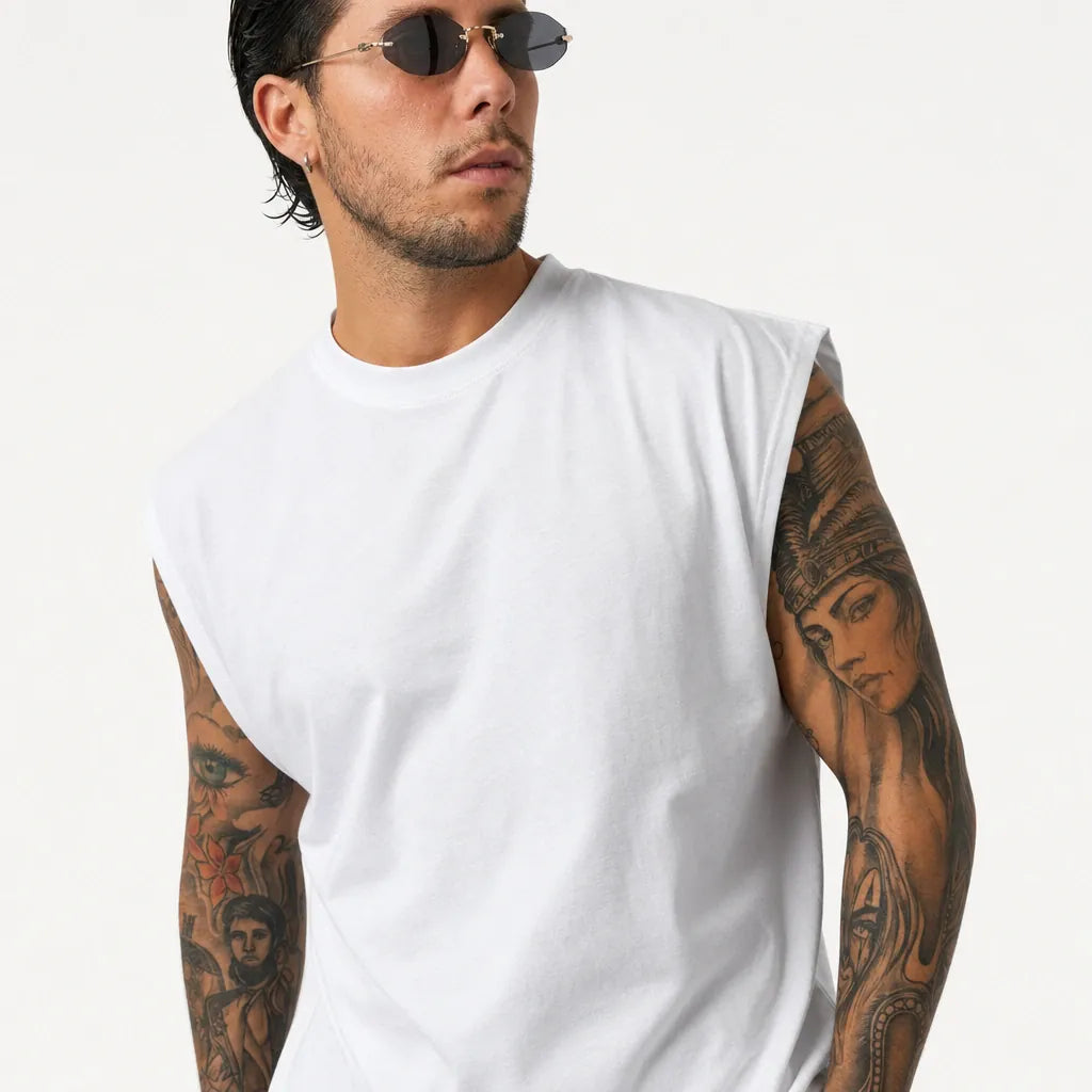 T-Shirt Smanicato - TS200-Bianco - feature 1
