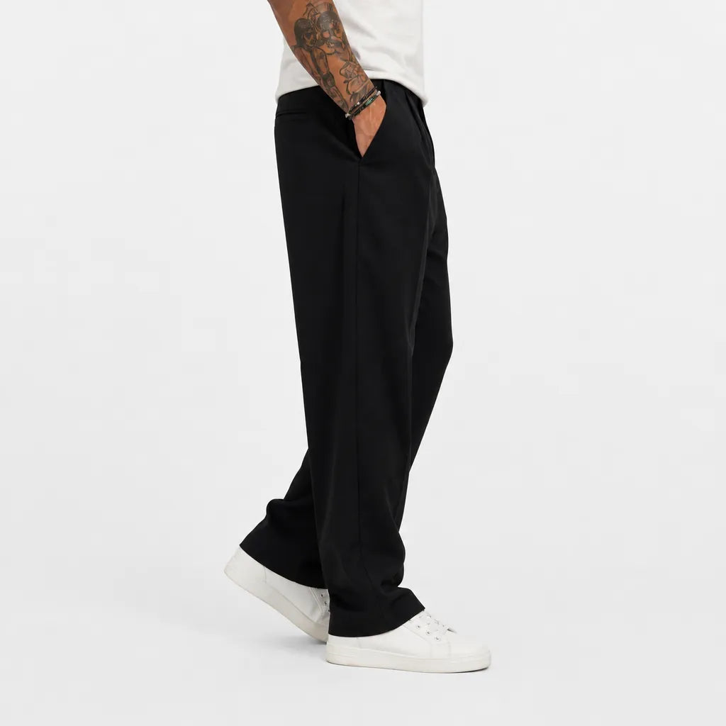 Pantalone Con Pences - ZP253-Nero - feature 2