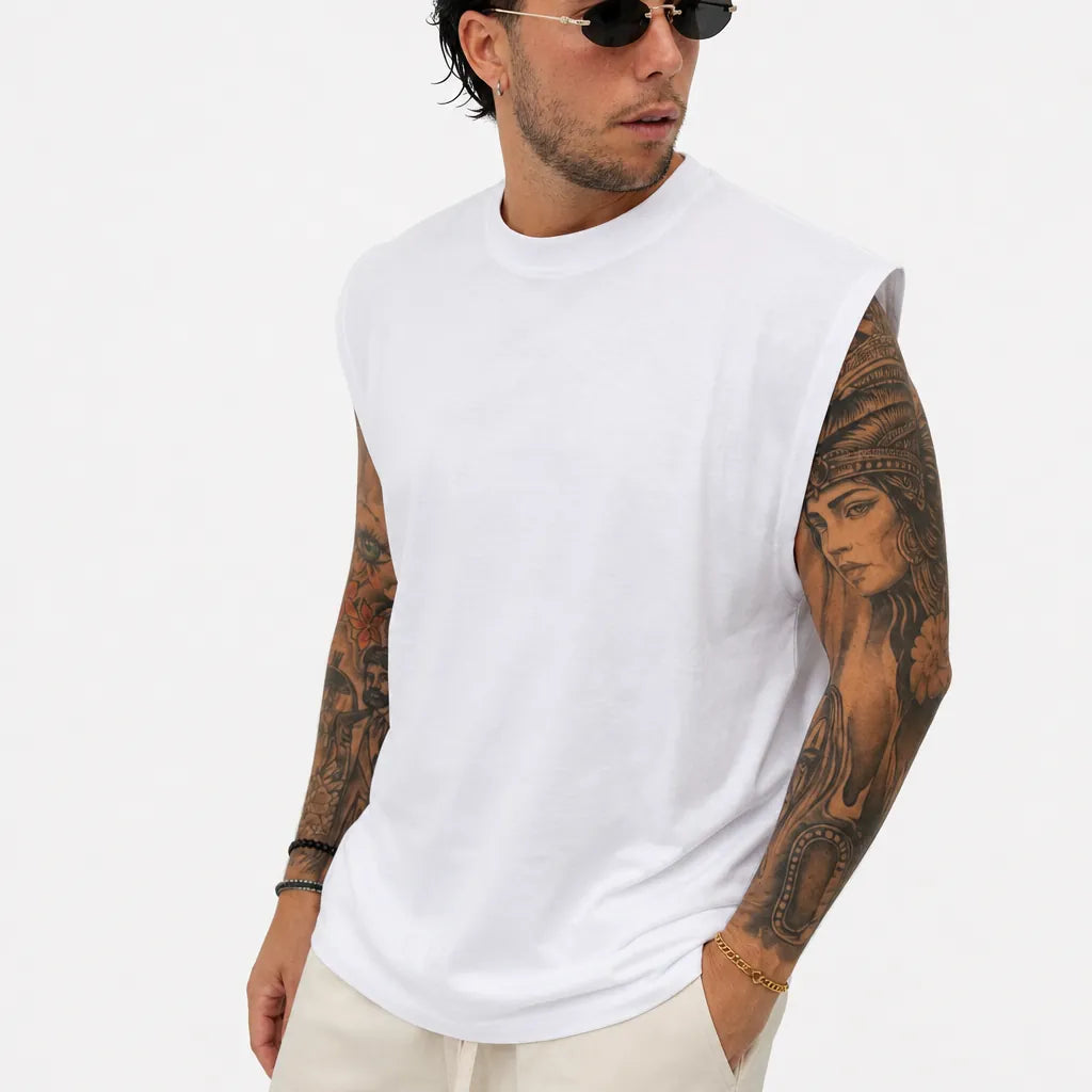 T-Shirt Smanicato - TS200-Bianco - feature 2