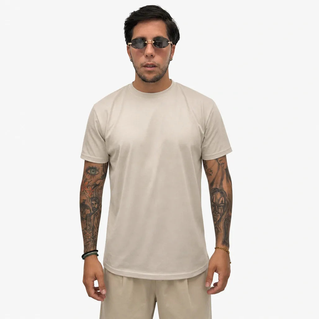 T-shirt Filo di Scozia - THS-Beige - front
