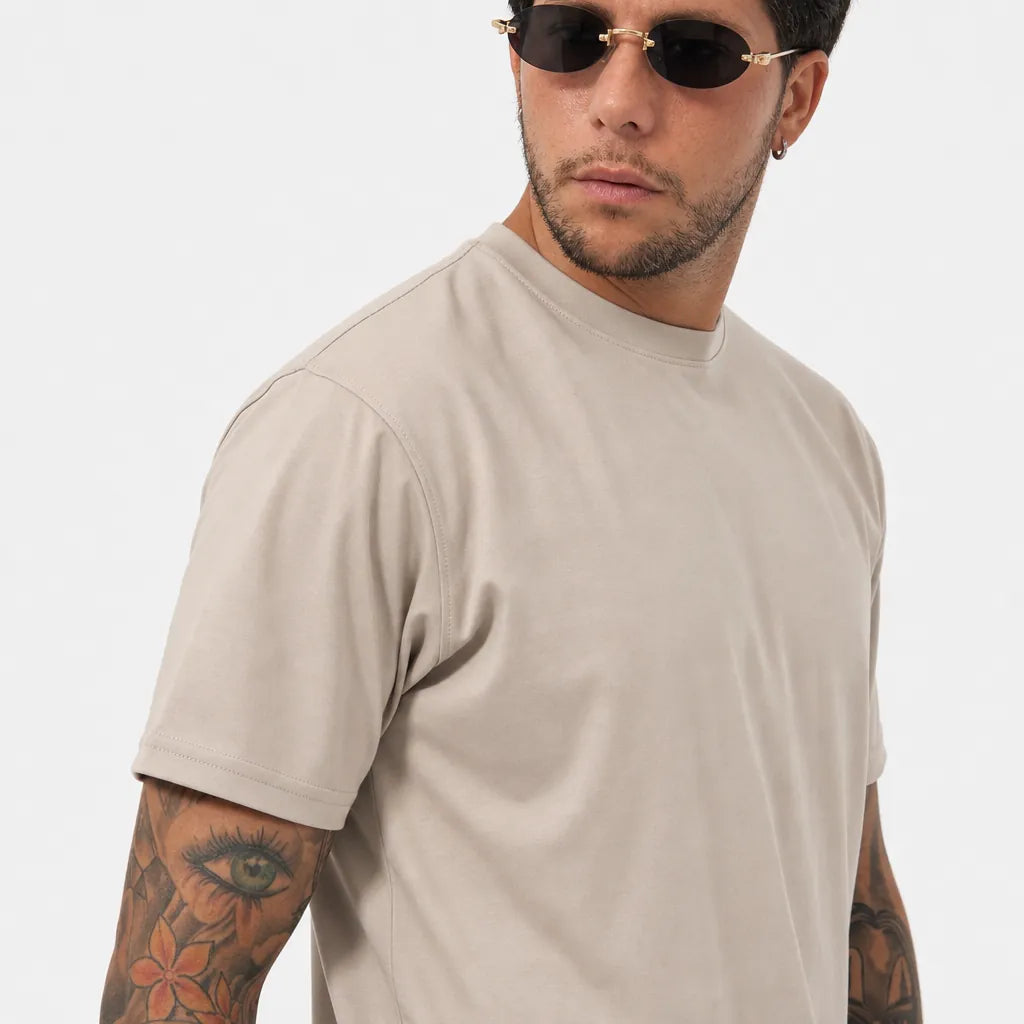 T-shirt Filo di Scozia - THS-Beige - feature 2