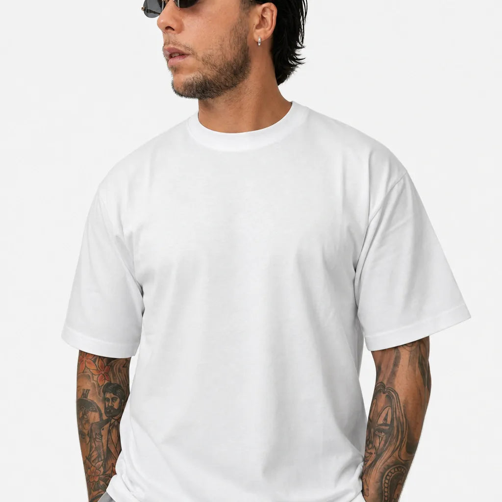 T-Shirt Foulard Over - TFO120-Bianco - feature 1