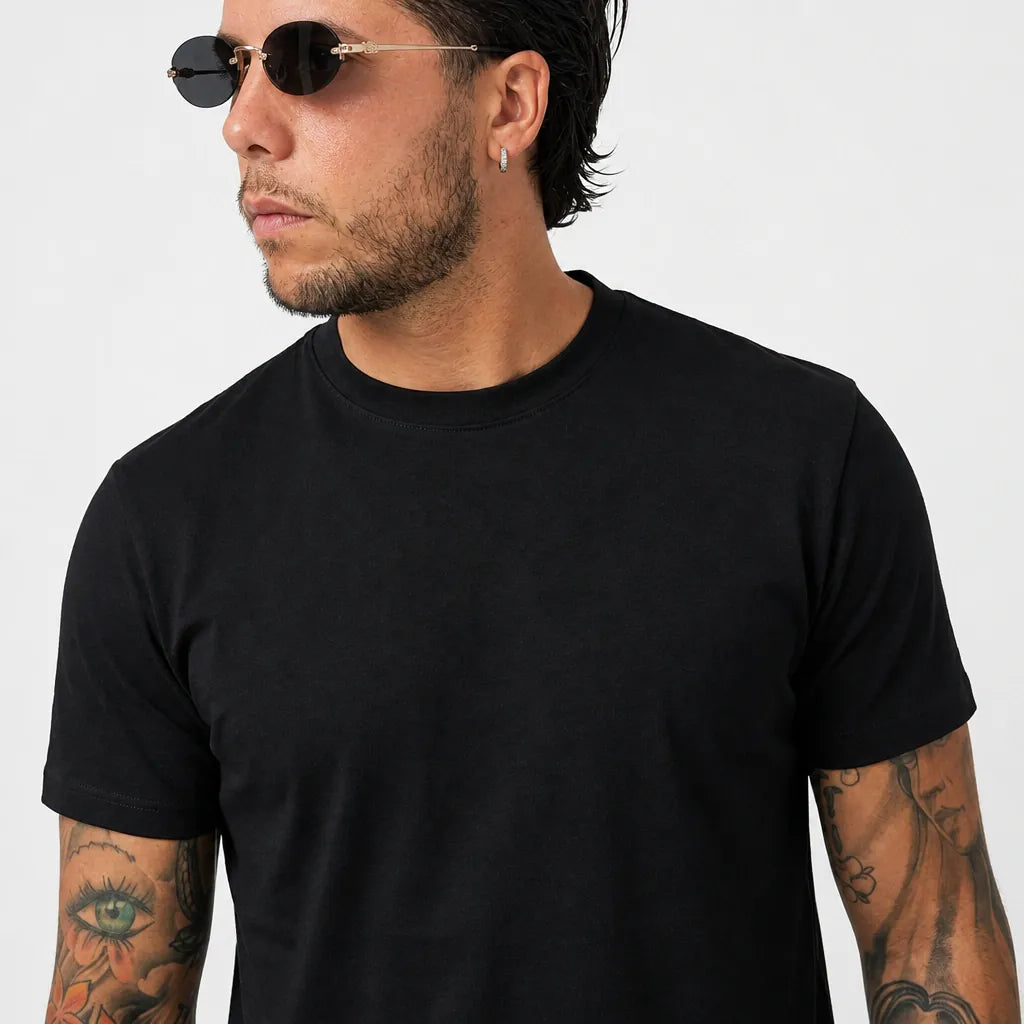 T-Shirt Foulard Over - TFO120-Nero - feature 1