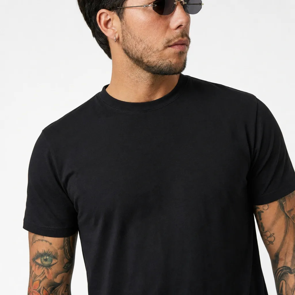 T-shirt Filo di Scozia - THS-Nero - feature 1