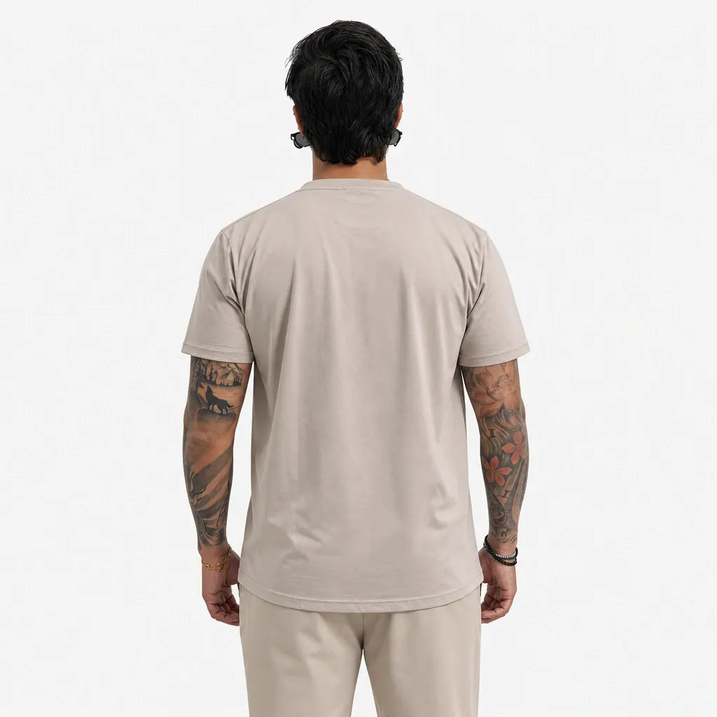 T-shirt Filo di Scozia - THS-Beige - retro