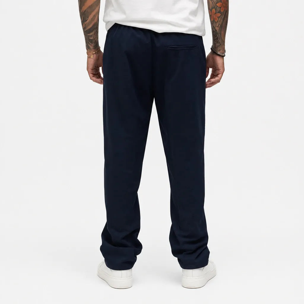 Pantalone Con Pences - ZP253-Blue - retro