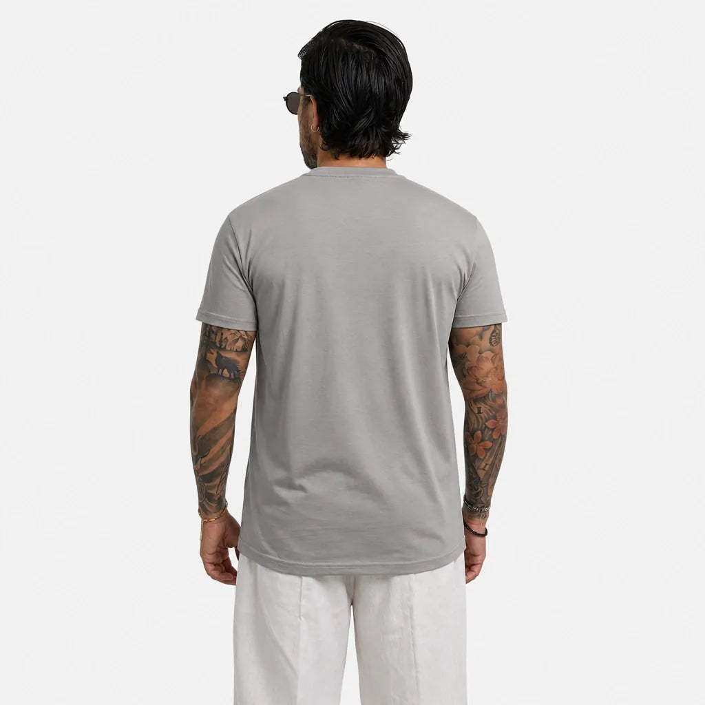 T-shirt Modal - TSF100-Grigio - retro