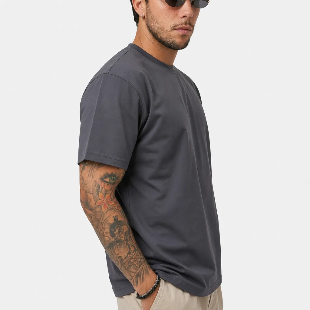 T-shirt Filo di Scozia - THS-Grigio - feature 2
